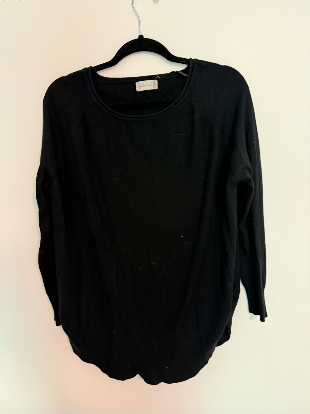 Altar'd State Black Knit Long Sleeve Top